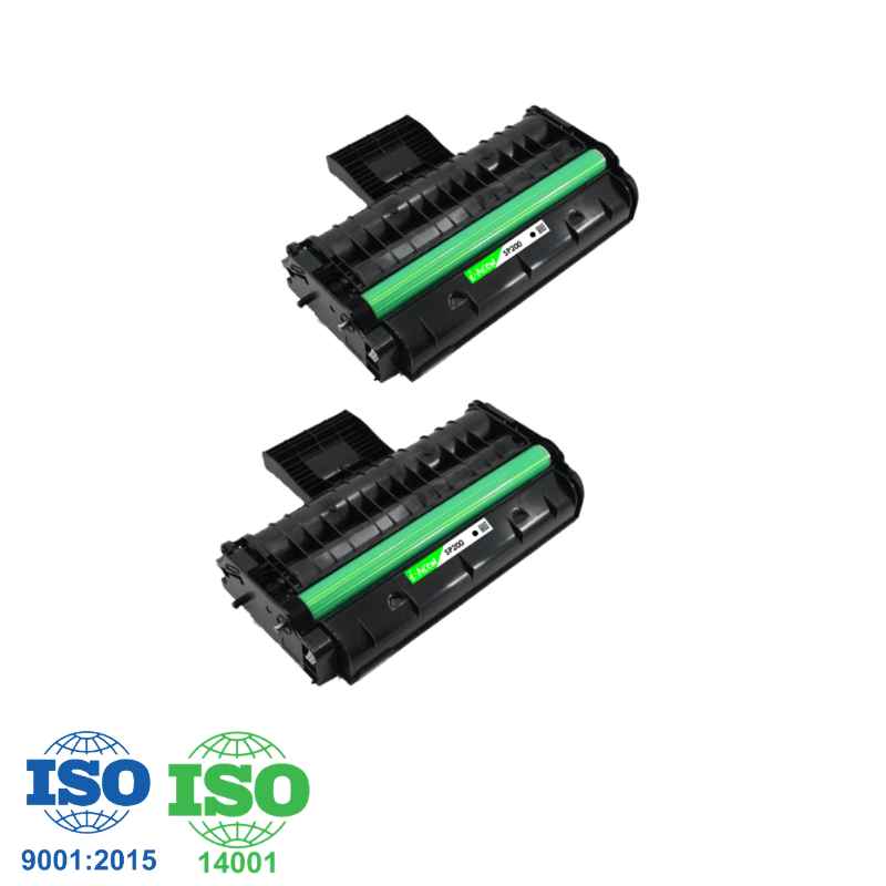 TONER RICOH Compatible SP201 (407254) - PACK de 2- NOIR