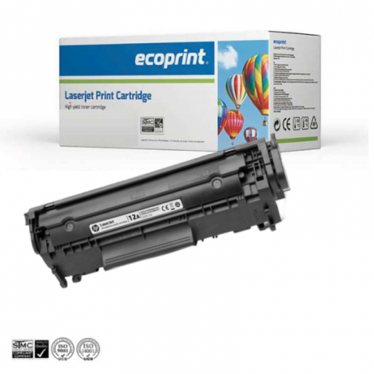 Toner HP 12A (Q2612A) - Noir HP - 1