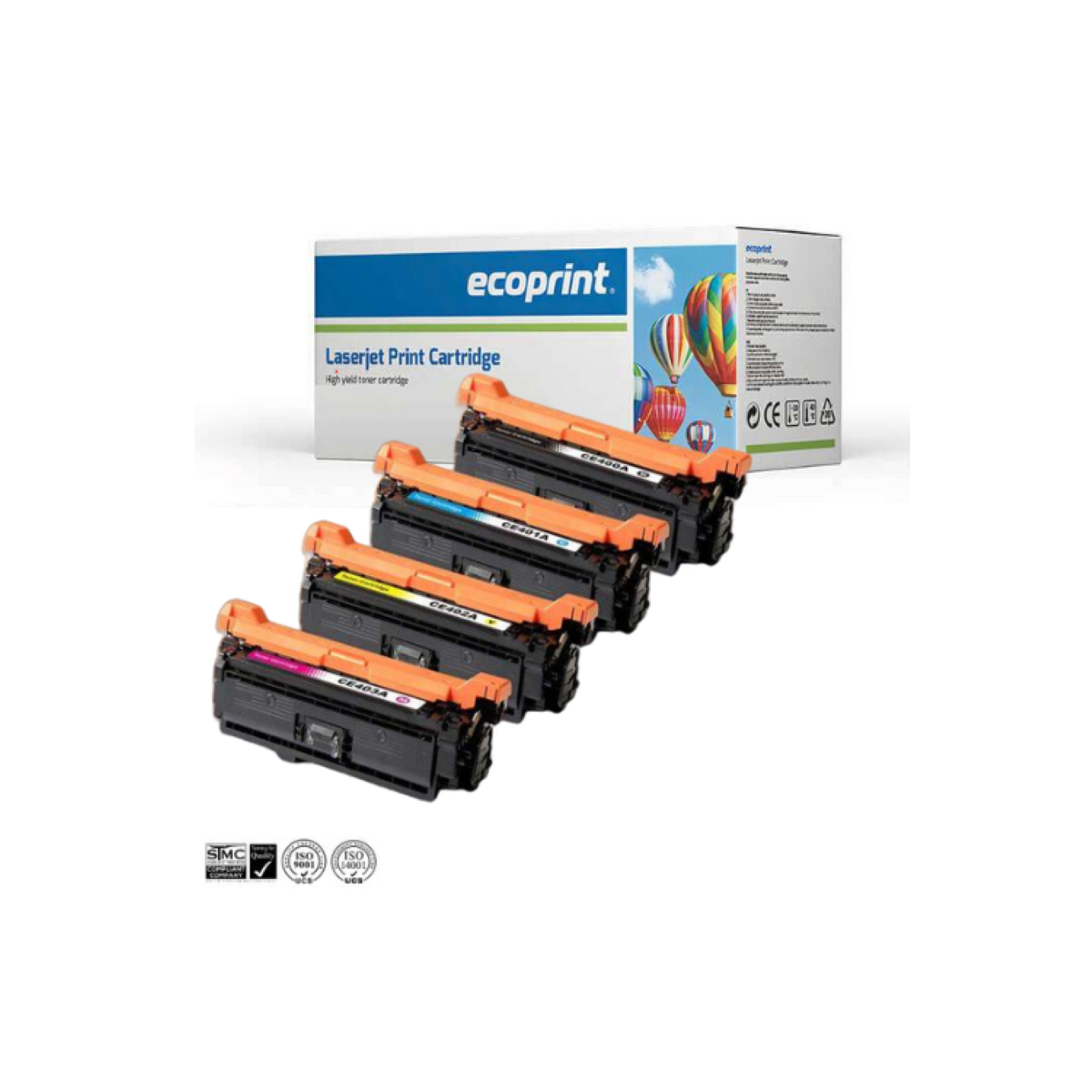TONER Compatible HP 507A-Pack de 4 Couleur HP - 1