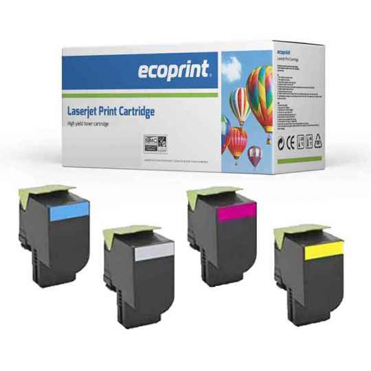 Toner LEXMARK CS310 (702) - Pack de 4 couleurs LEXMARK - 1 Toner LEXMARK CS310 (702) - Pack de 4 couleurs LEXMARK - 1