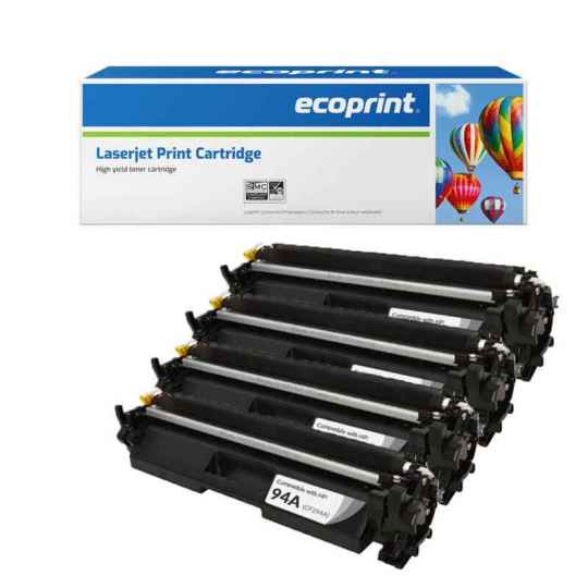 Toner HP 94A (CF294A) Pack de 4 - Noir HP - 2 Toner HP 94A (CF294A) Pack de 4 - Noir HP - 2
