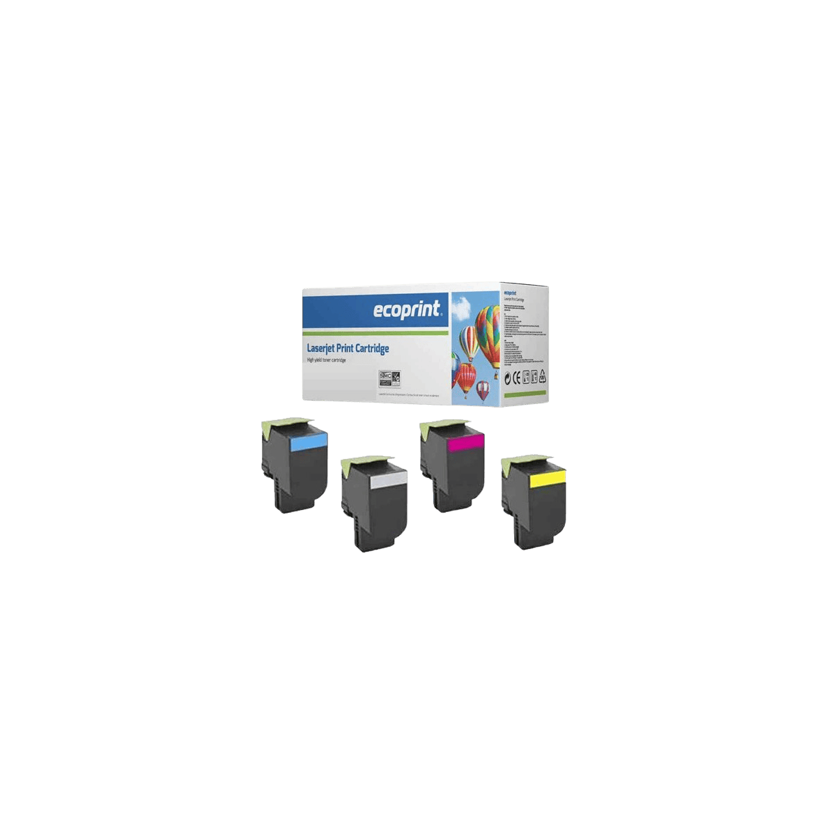 Toner LEXMARK CS310 (70C8HK0) - Pack de 4