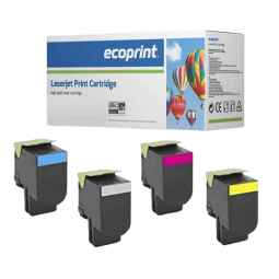 Toner LEXMARK 808K (80C80K0) - Pack de 4