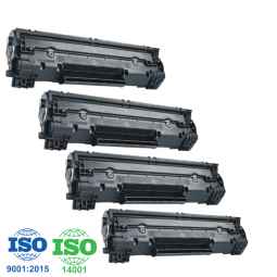 Toner HP Compatible 78A (CE278A) Noir - Pack de 4