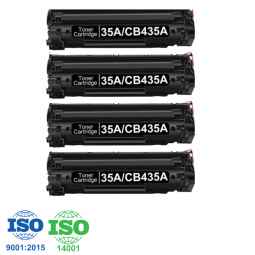Toner HP Compatible 35A (CB435A ) - Pack de 4  -NOIR