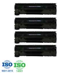 Toner HP Compatible 85A CE285A - Pack de 4 Noir