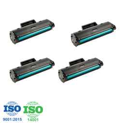 Toner Compatible HP 106A (W1106A) - Pack de 4 Noir